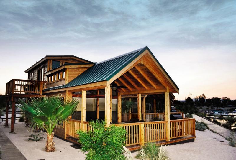 Pirate Cove Resort & Marina Needles Exteriör bild