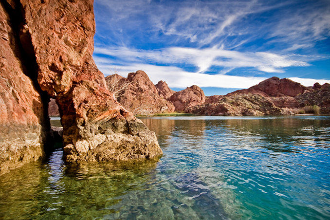 Pirate Cove Resort & Marina Needles Exteriör bild